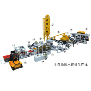 全自動(dòng)透水磚機(jī)生產(chǎn)線(xiàn)